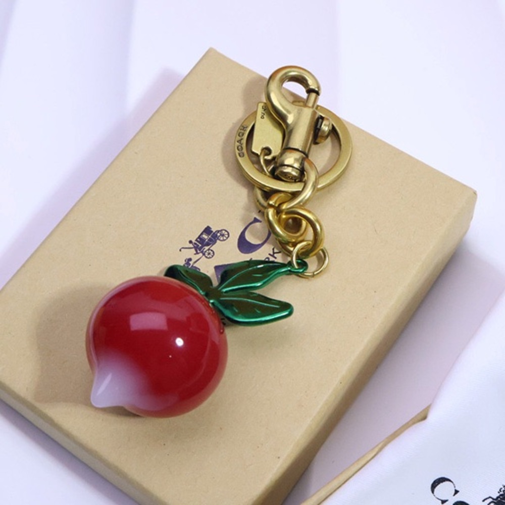 Coach Carrot Keychain Bag Charm - Picture 5 of 6
